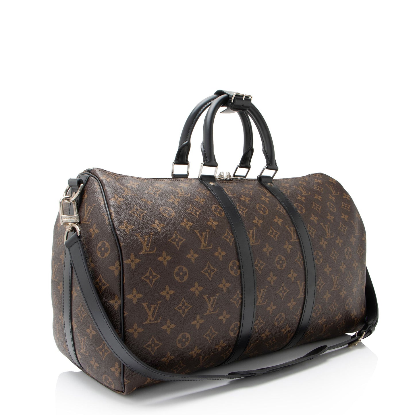 Louis Vuitton Monogram Canvas Macassar Keepall Bandouliere 45 Duffle