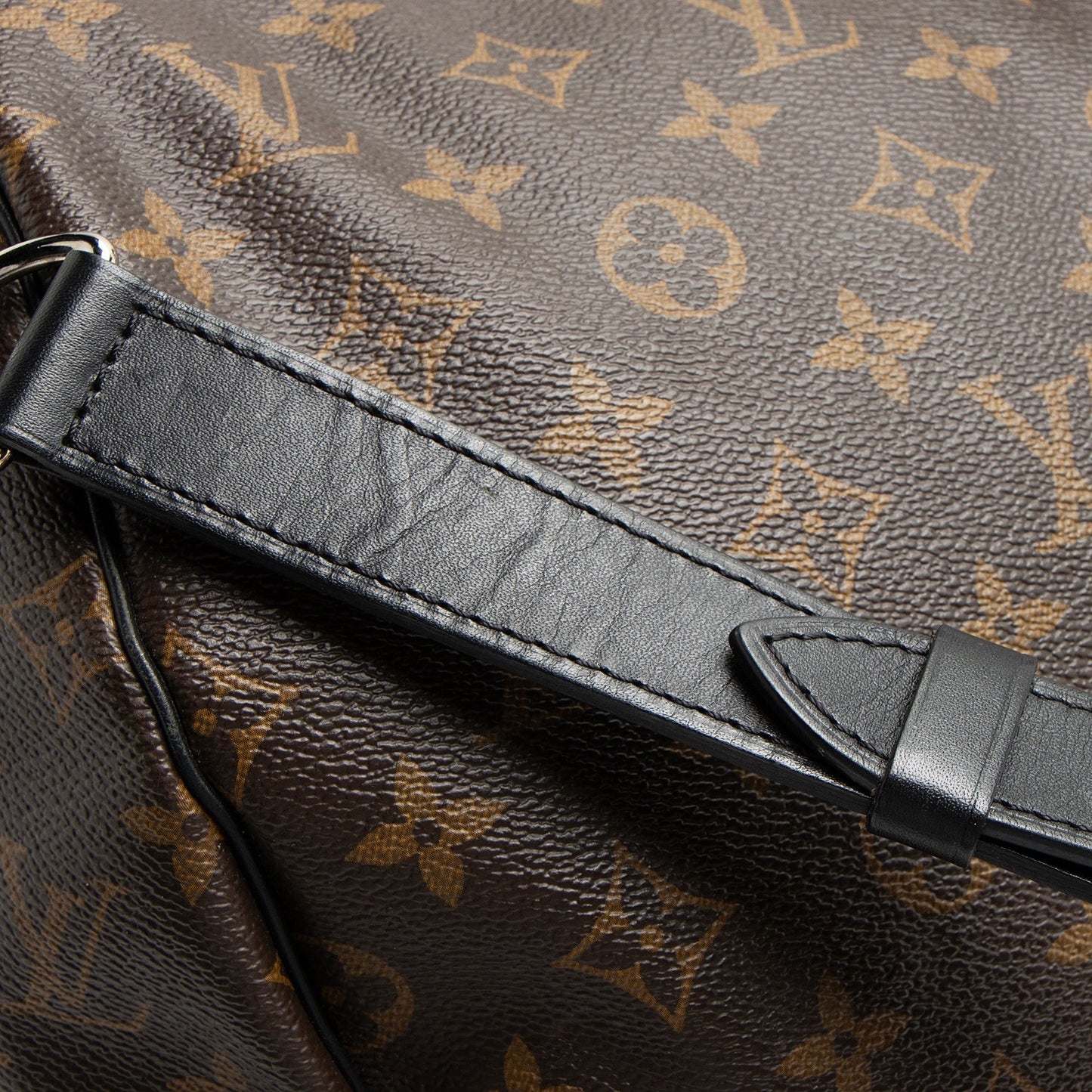Louis Vuitton Monogram Canvas Macassar Keepall Bandouliere 55 Duffle