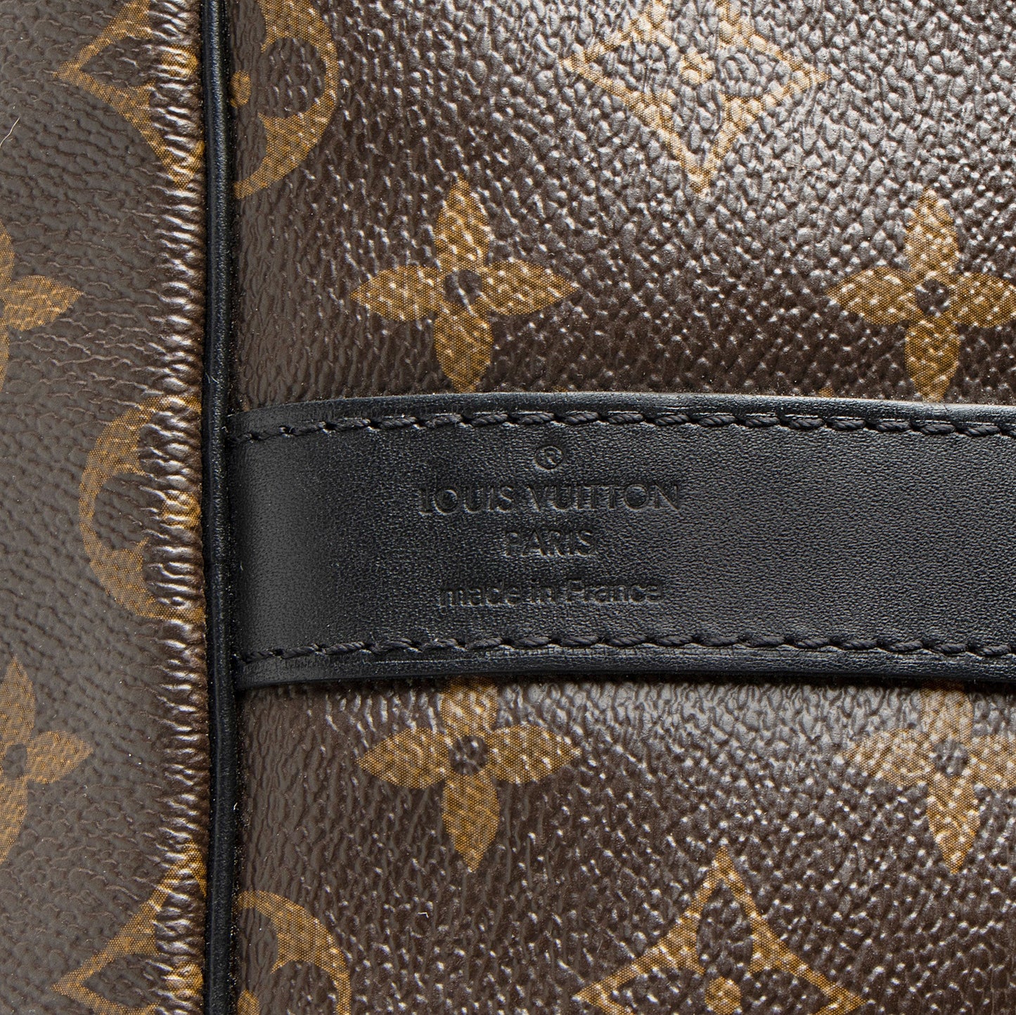 Louis Vuitton Monogram Canvas Macassar Keepall Bandouliere 55 Duffle