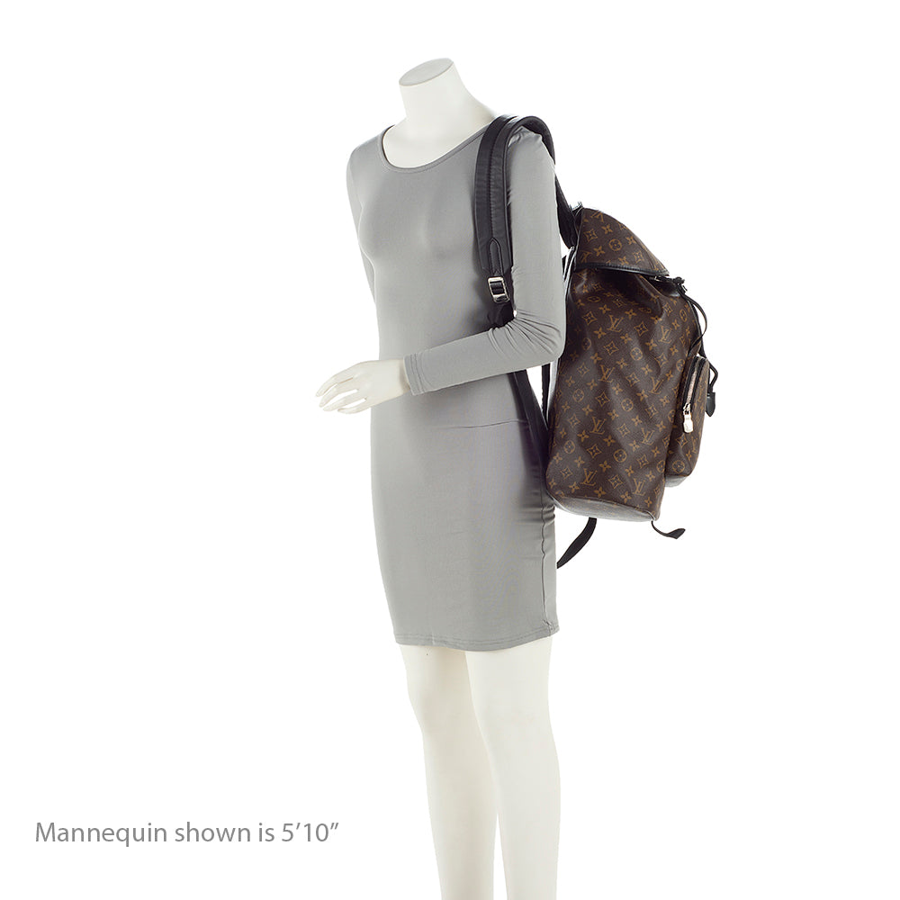 Louis Vuitton Monogram Canvas Macassar Zack Backpack (SHF-20982)