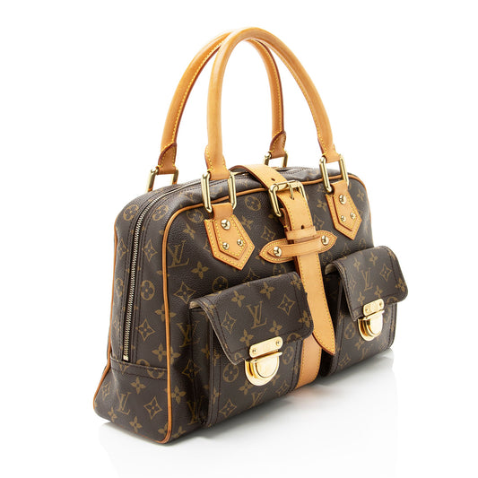 Louis Vuitton Monogram Canvas Manhattan GM Satchel (SHF-cuyjWb)