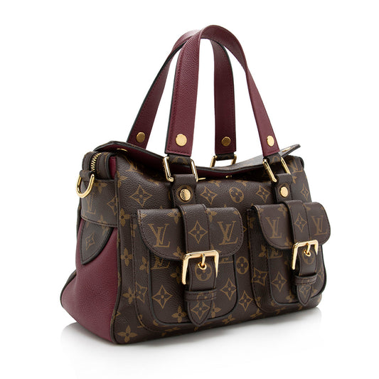 Louis Vuitton Monogram Canvas Manhattan Satchel (SHF-16518)