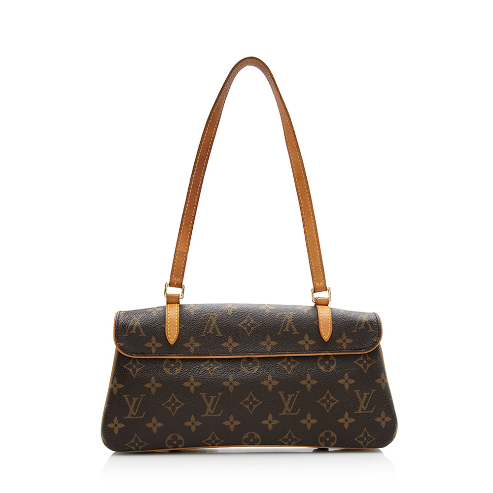 Louis Vuitton Monogram Canvas Marelle MM Shoulder Bag (SHF-21202)