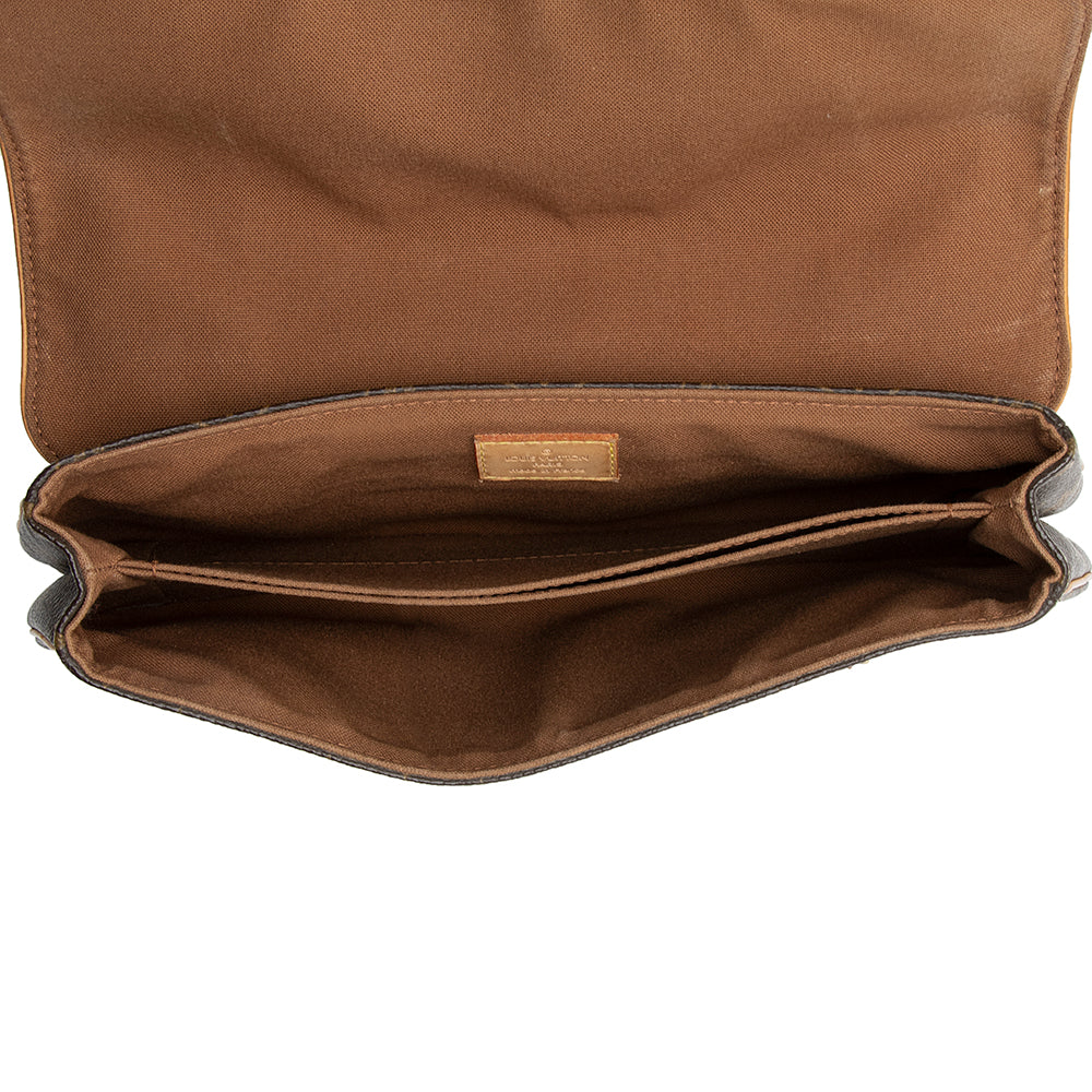 Louis Vuitton Monogram Canvas Marelle MM Shoulder Bag (SHF-21202)