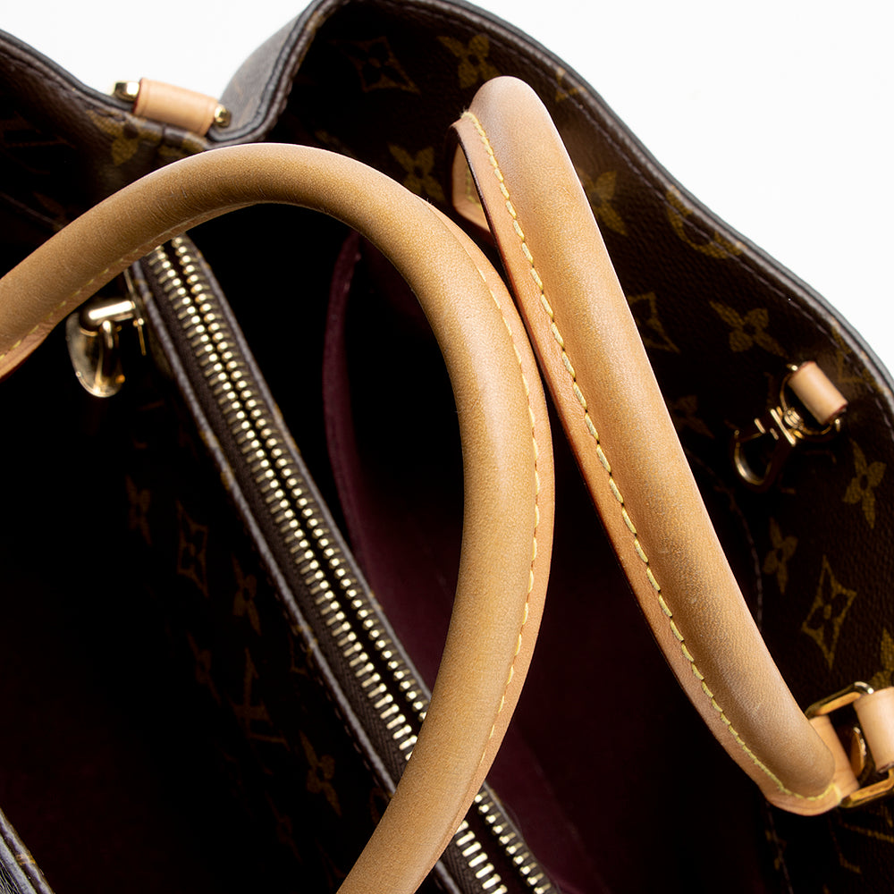 Louis Vuitton Monogram Canvas Montaigne MM Tote (SHF-21458)