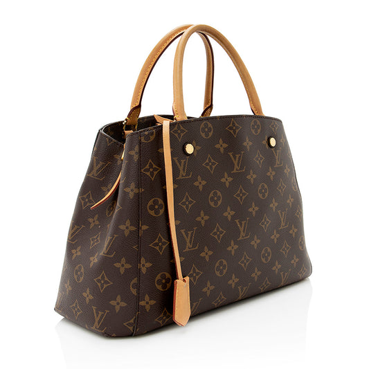 Louis Vuitton Monogram Canvas Montaigne MM Tote (SHF-21458)