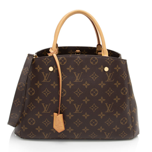 Louis Vuitton Monogram Canvas Montaigne MM Tote (SHF-b7bwxD)