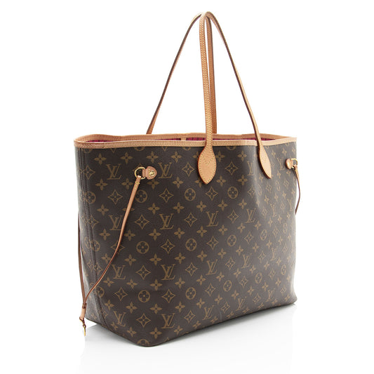 Louis Vuitton Monogram Canvas Neverfull GM Tote (SHF-O1LW0Q)