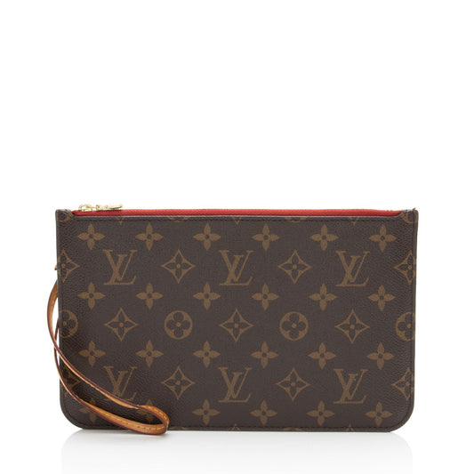 Louis Vuitton Monogram Canvas Neverfull MM Pochette (SHF-ht0xsf)