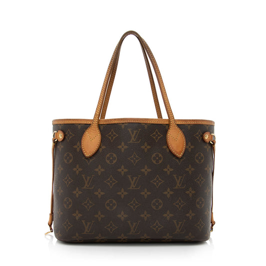 Louis Vuitton Monogram Canvas Neverfull PM Tote -  (SHF-18014)