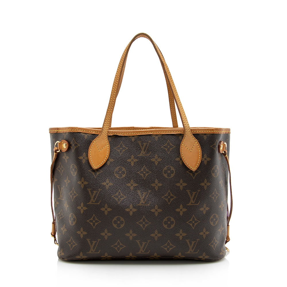 Louis Vuitton Monogram Canvas Neverfull PM Tote (SHF-16726)
