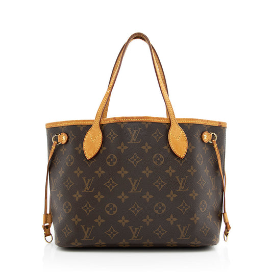 Louis Vuitton Monogram Canvas Neverfull PM Tote -  (SHF-18746)
