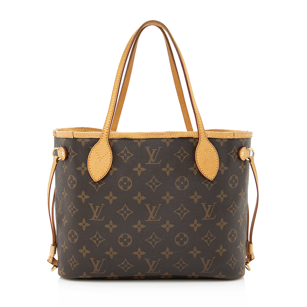 Louis Vuitton Monogram Canvas Neverfull PM Tote (SHF-20249)