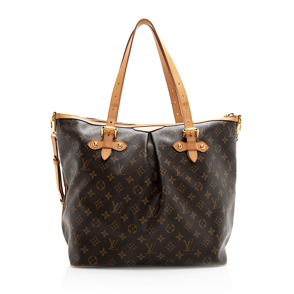 Louis Vuitton Monogram Canvas Palermo GM Tote (SHF-19649)