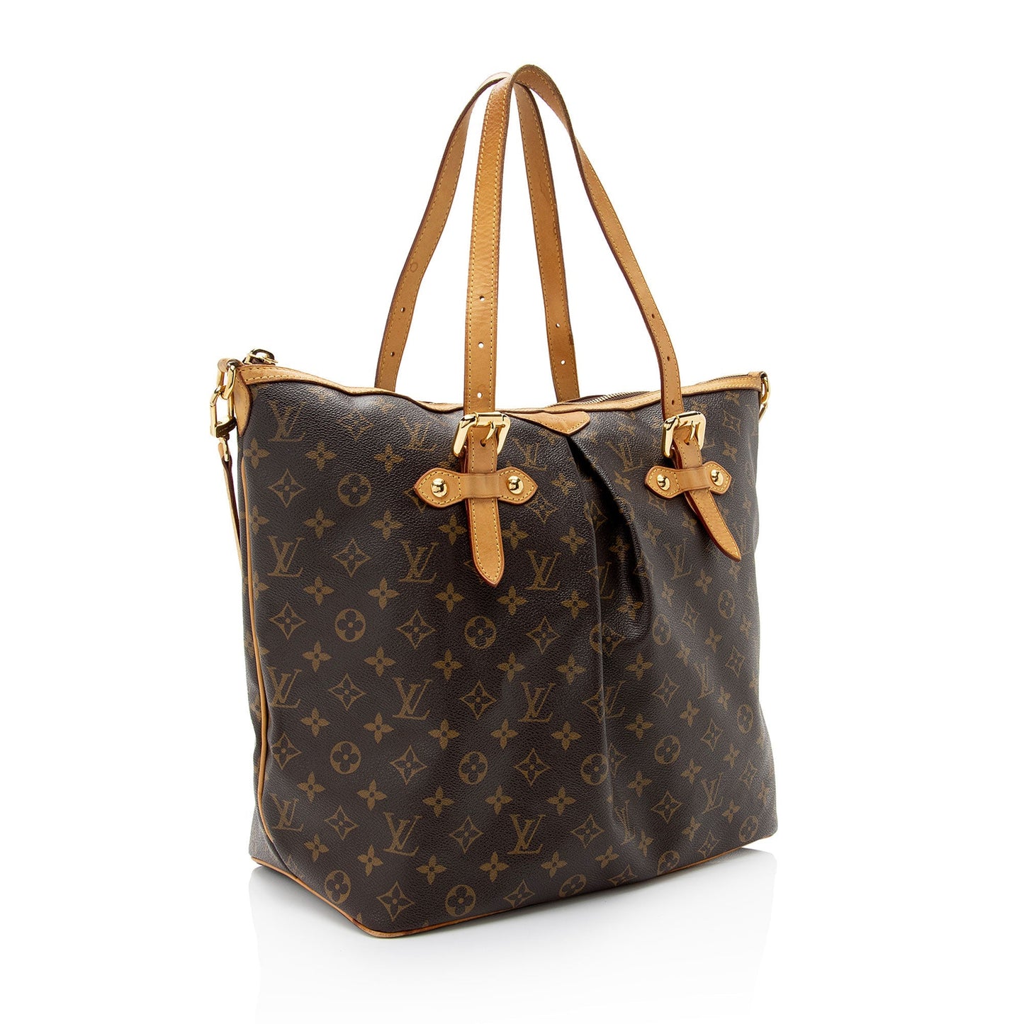 Louis Vuitton Monogram Canvas Palermo GM Tote (SHF-bjd1XX)