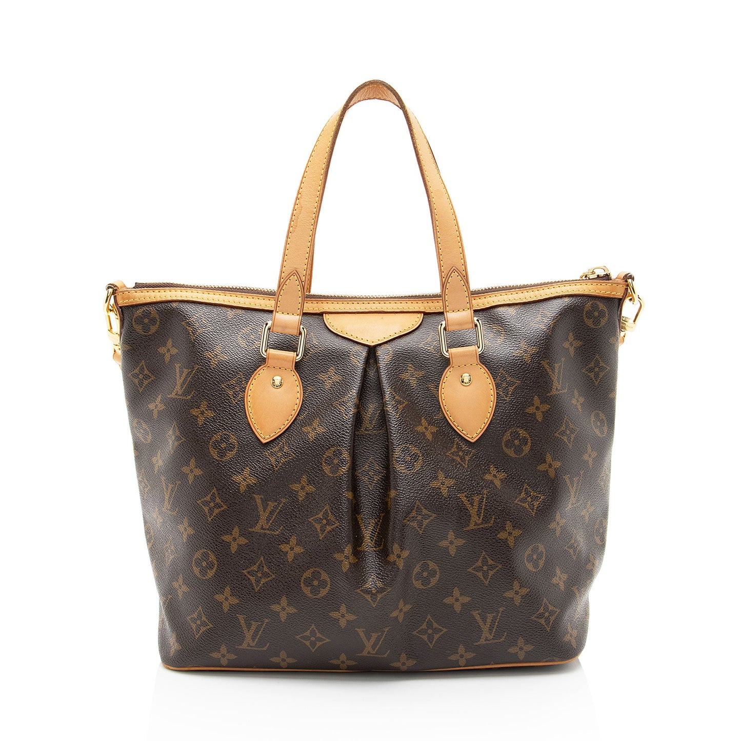Louis Vuitton Monogram Canvas Palermo PM Tote (SHF-4zveEz)