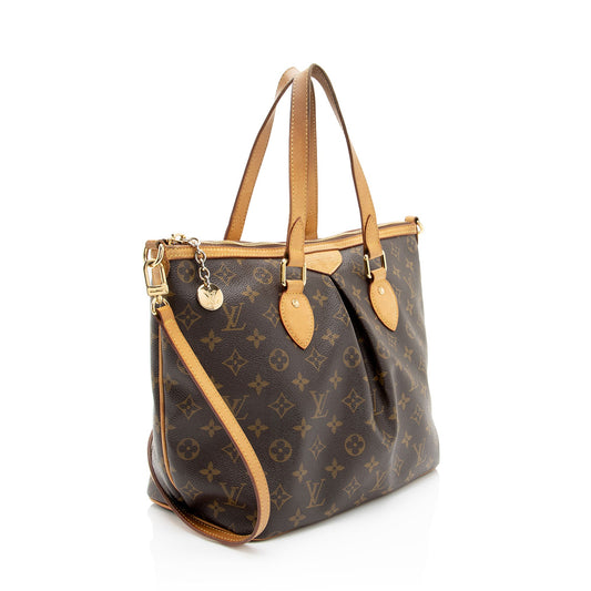 Louis Vuitton Monogram Canvas Palermo PM Tote (SHF-n5CXbl)