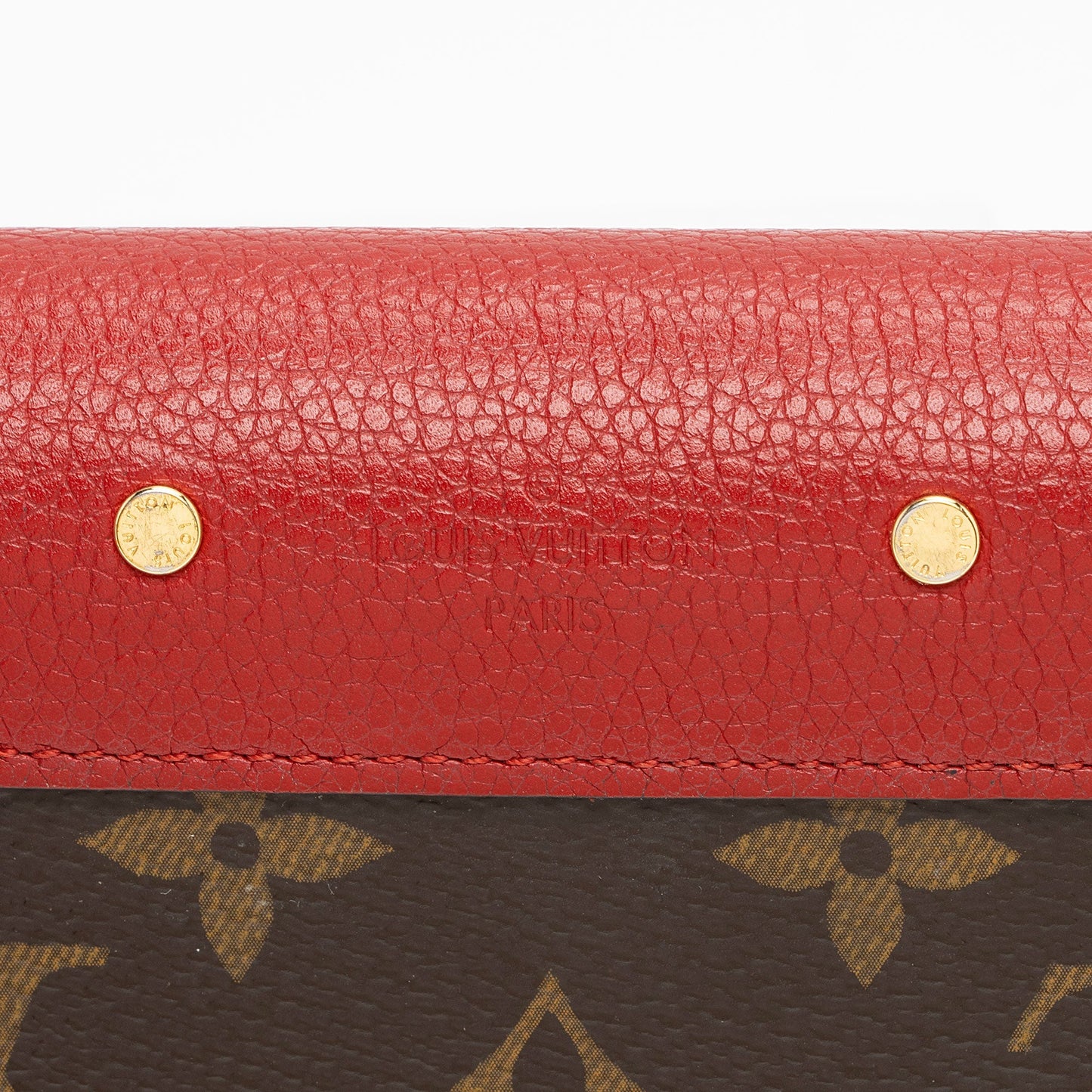 Louis Vuitton Monogram Canvas Pallas Wallet (SHF-1xCfL6)