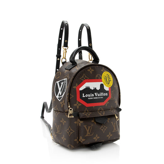 Louis Vuitton Monogram Canvas Palm Springs Mini Backpack -  (SHF-21047)
