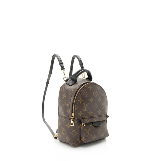 Louis Vuitton Monogram Canvas Palm Springs Mini Backpack (SHF-22308)