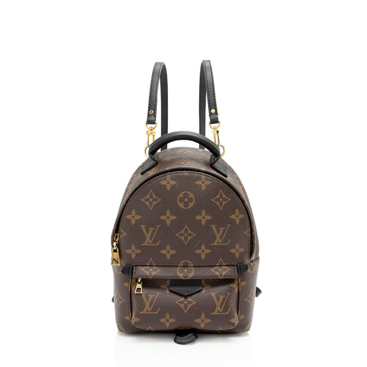 Louis Vuitton Monogram Canvas Palm Springs Mini Backpack (SHF-VmlH0l)