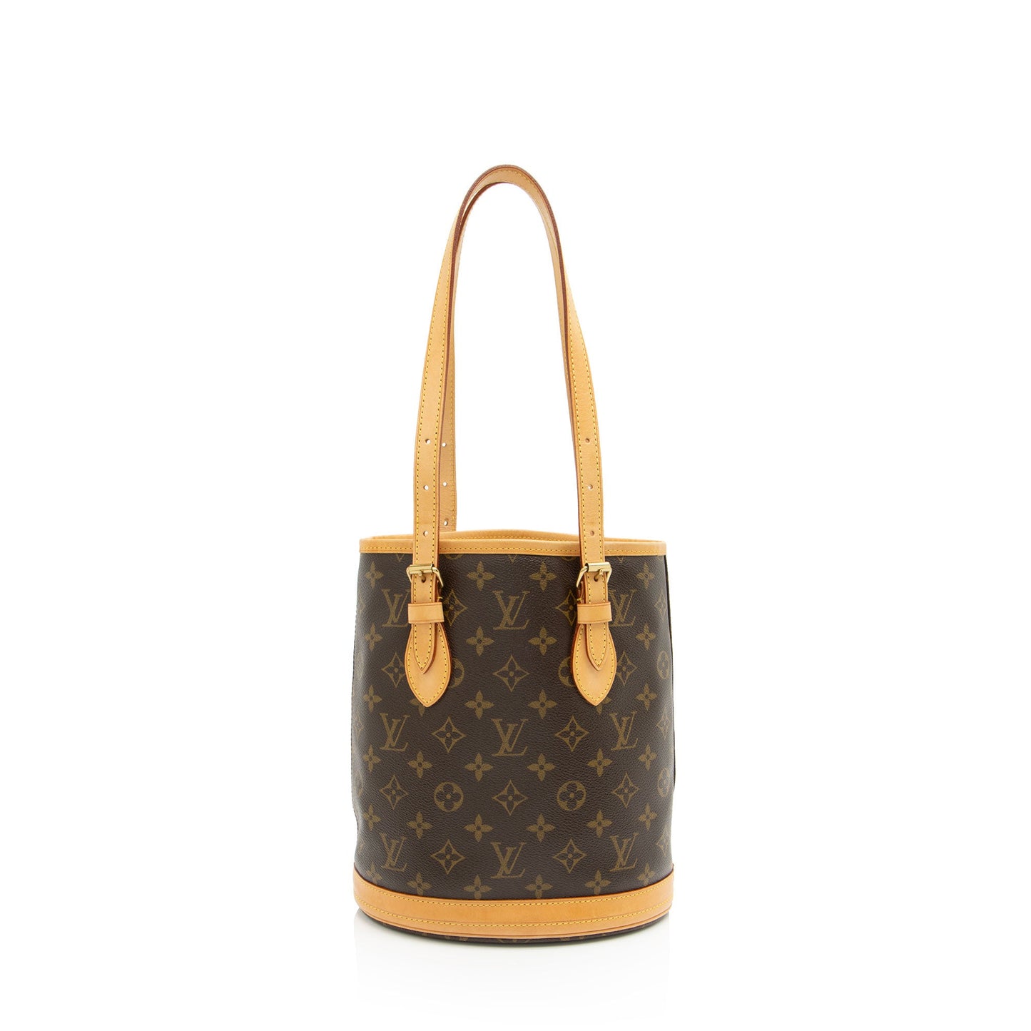 Louis Vuitton Monogram Canvas Petit Bucket Tote (SHF-7aH0Xv)