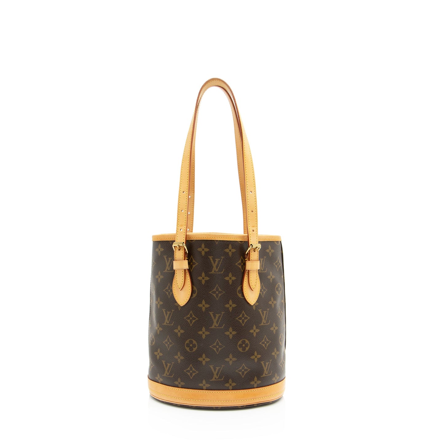 Louis Vuitton Monogram Canvas Petit Bucket Tote (SHF-7aH0Xv)