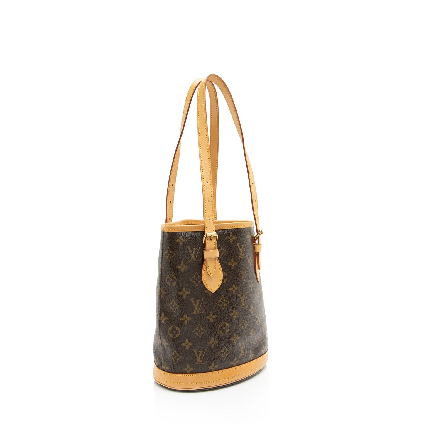 Louis Vuitton Monogram Canvas Petit Bucket Tote (SHF-7aH0Xv)