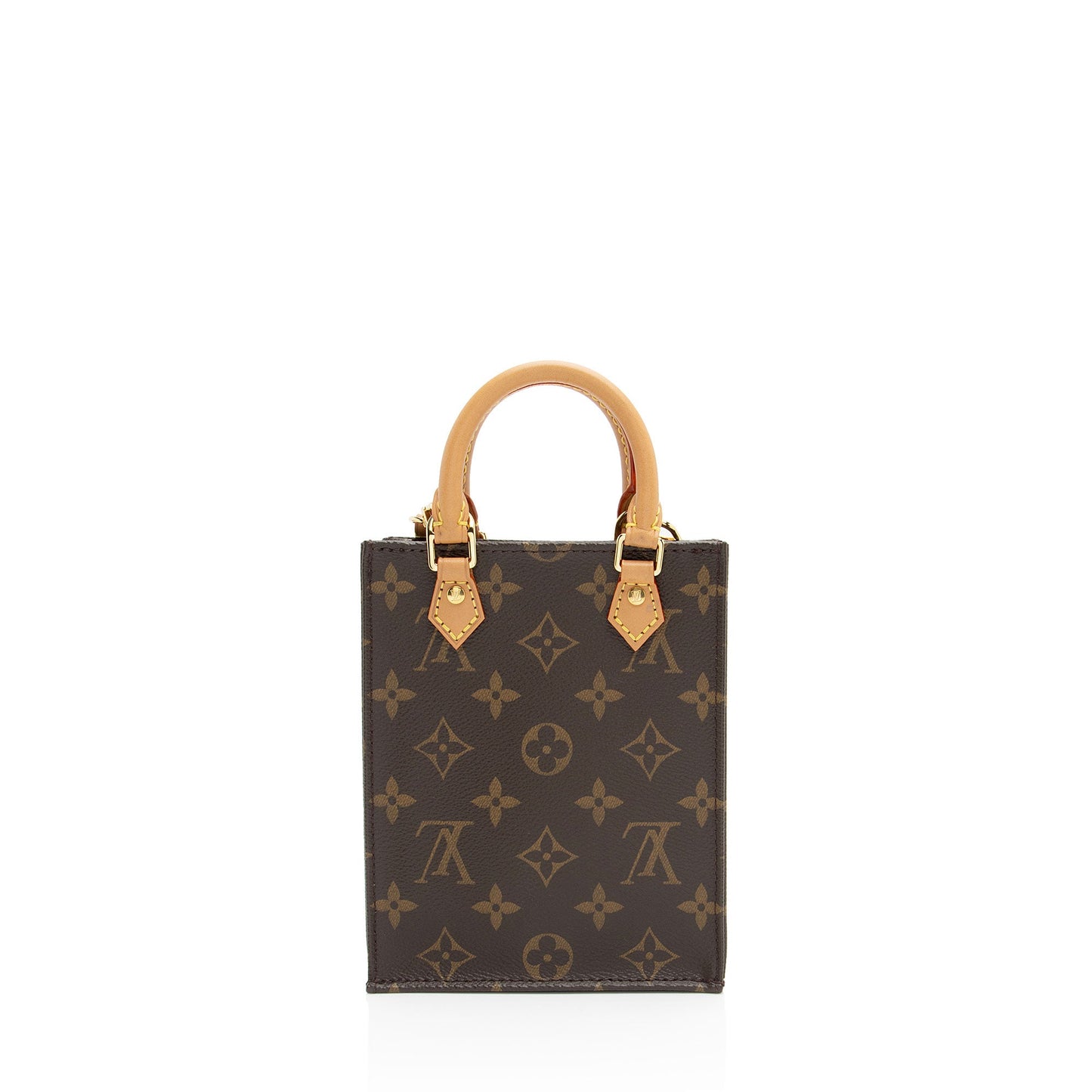 Louis Vuitton Monogram Canvas Petit Sac Plat Shoulder Bag (SHF-DPlW0S)