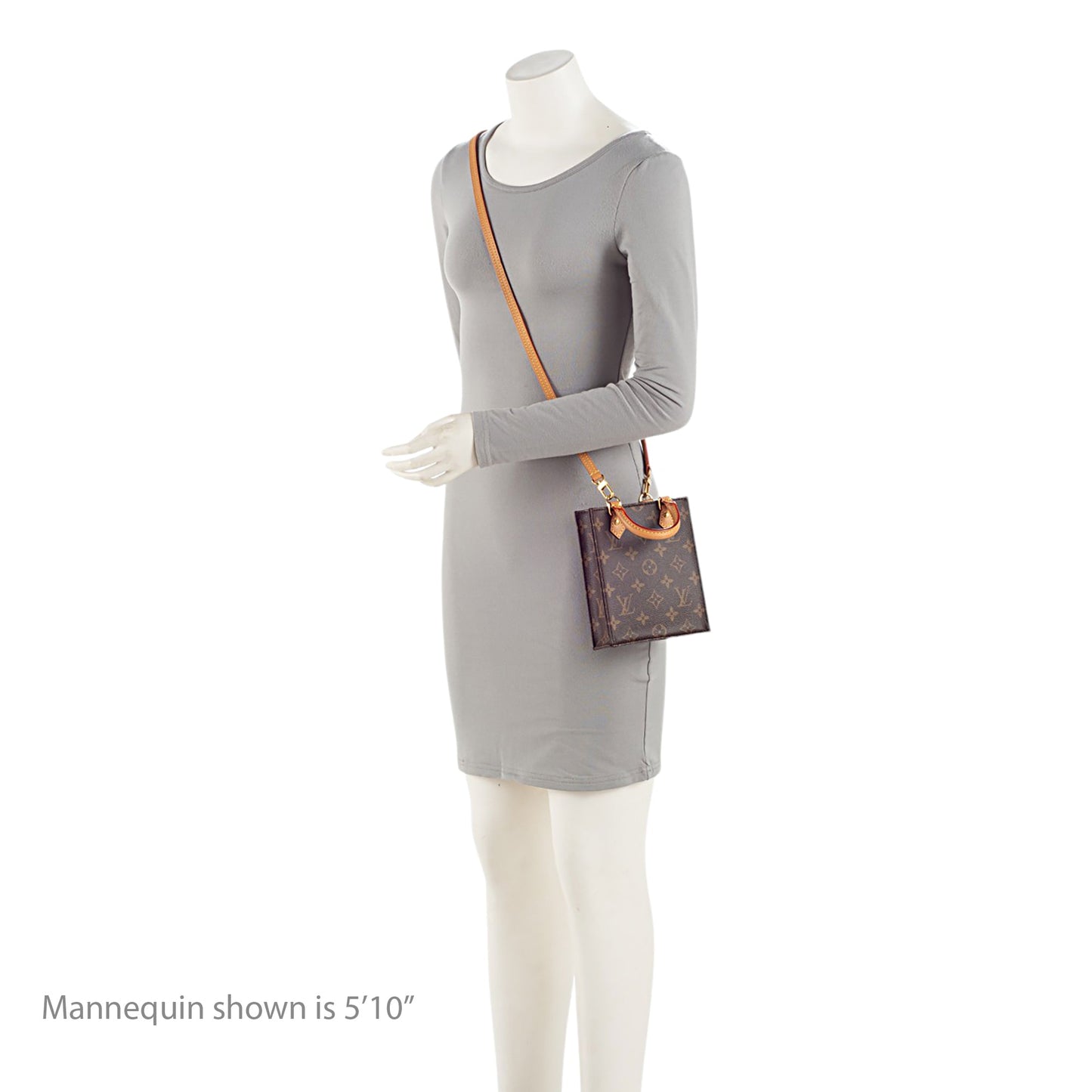 Louis Vuitton Monogram Canvas Petit Sac Plat Shoulder Bag (SHF-DPlW0S)