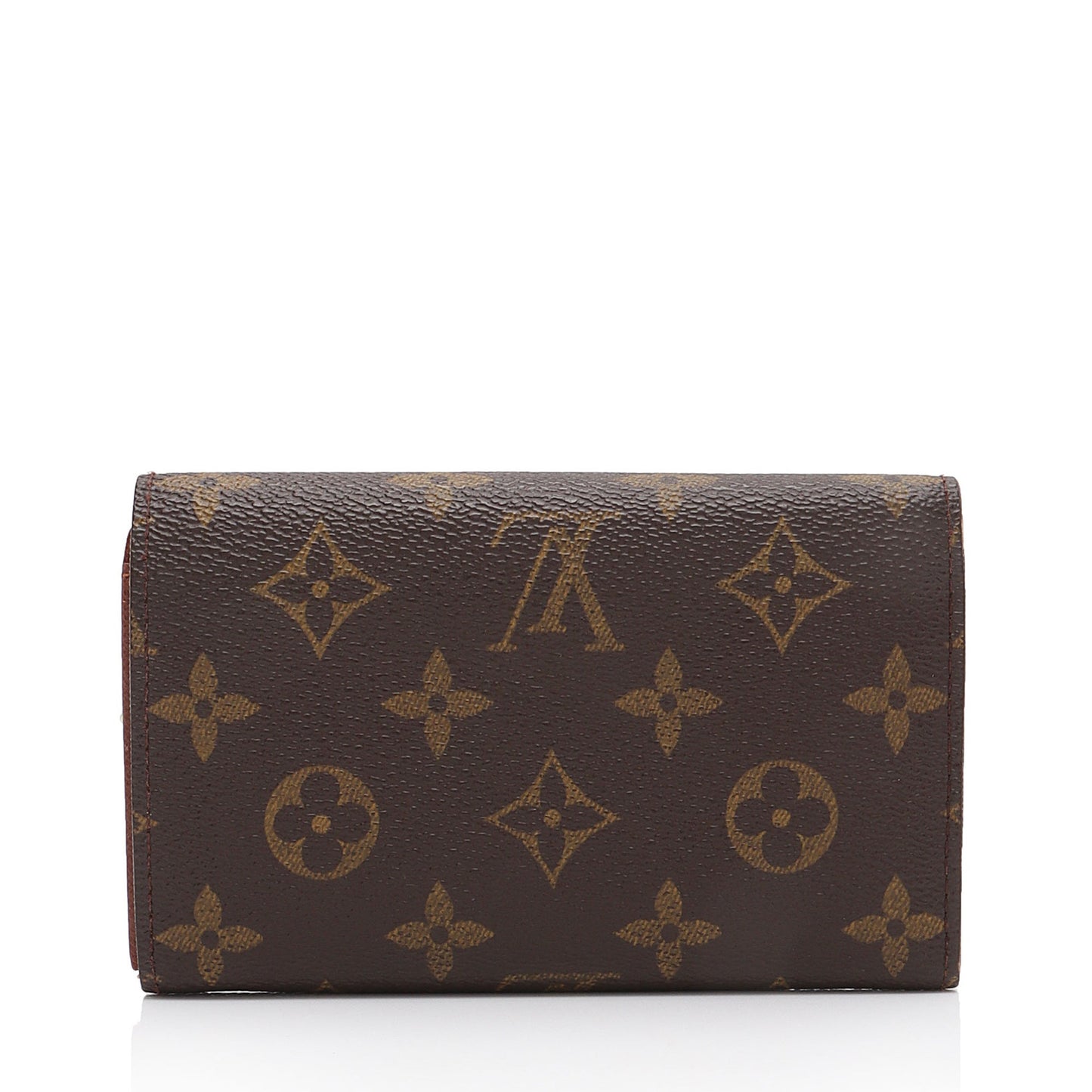 Louis Vuitton Monogram Canvas Porte Monnaie Tresor Wallet (SHF-JHEUeN)