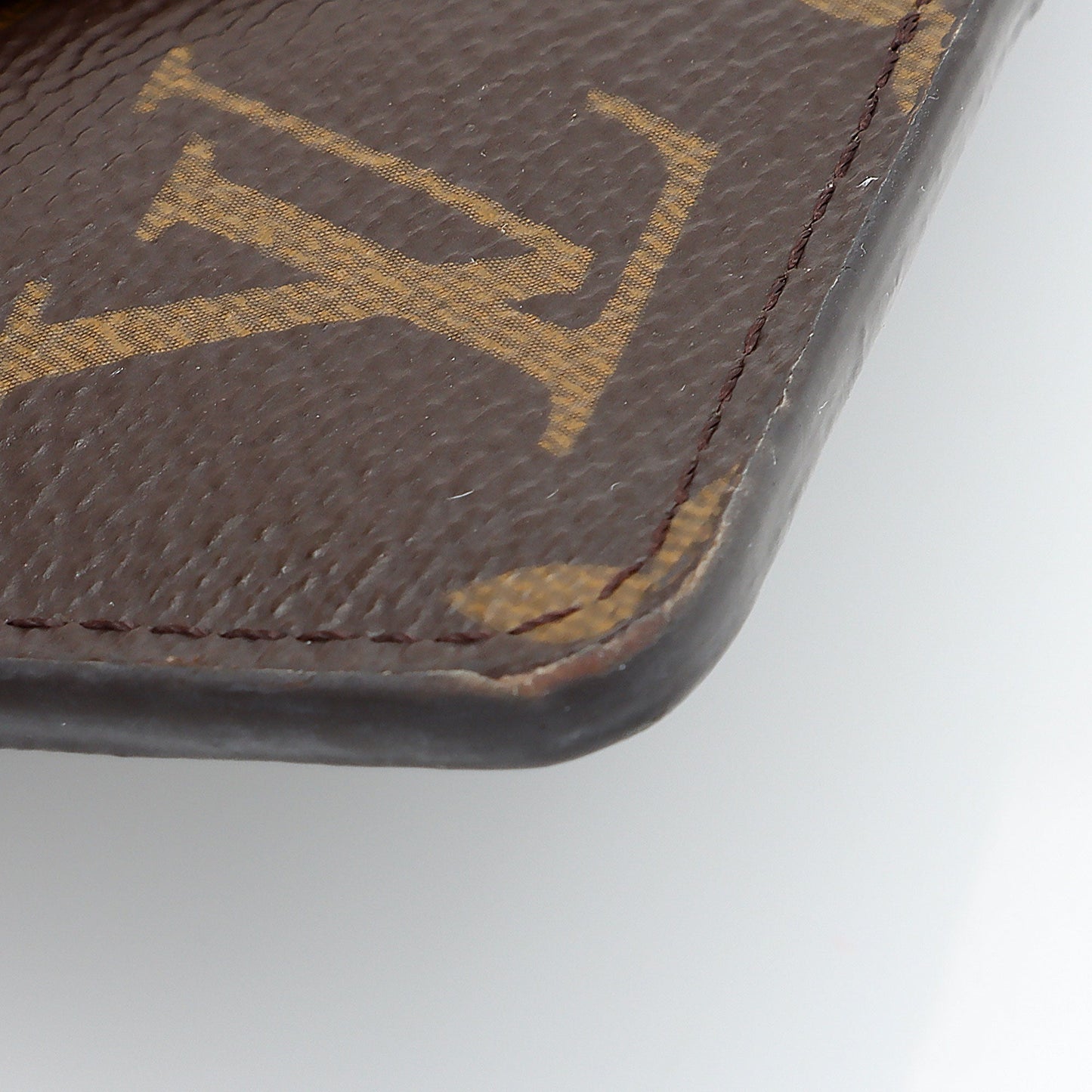 Louis Vuitton Monogram Canvas Recto Verso Card Holder (SHF-2QavXS)