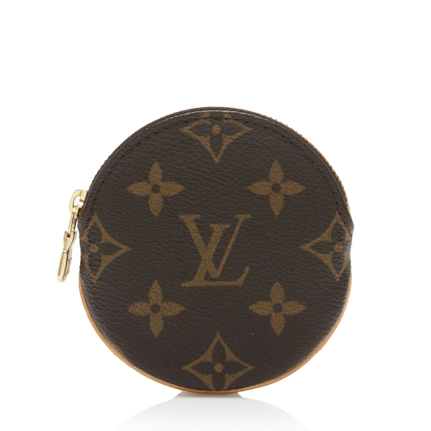 Louis Vuitton Monogram Canvas Round Coin Pouch (SHF-mZUnSB)