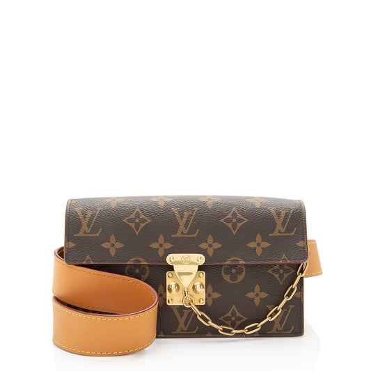 Louis Vuitton Monogram Canvas S Lock Belt Bag