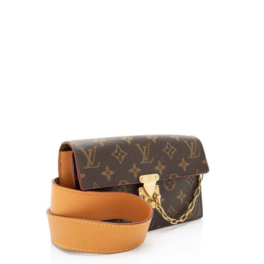 Louis Vuitton Monogram Canvas S Lock Belt Bag