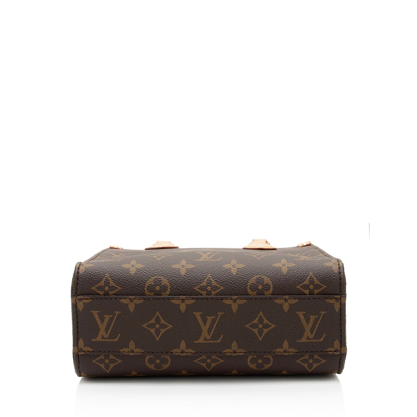 Louis Vuitton Monogram Canvas Sac Plat BB Tote (SHF-7Hiogv)