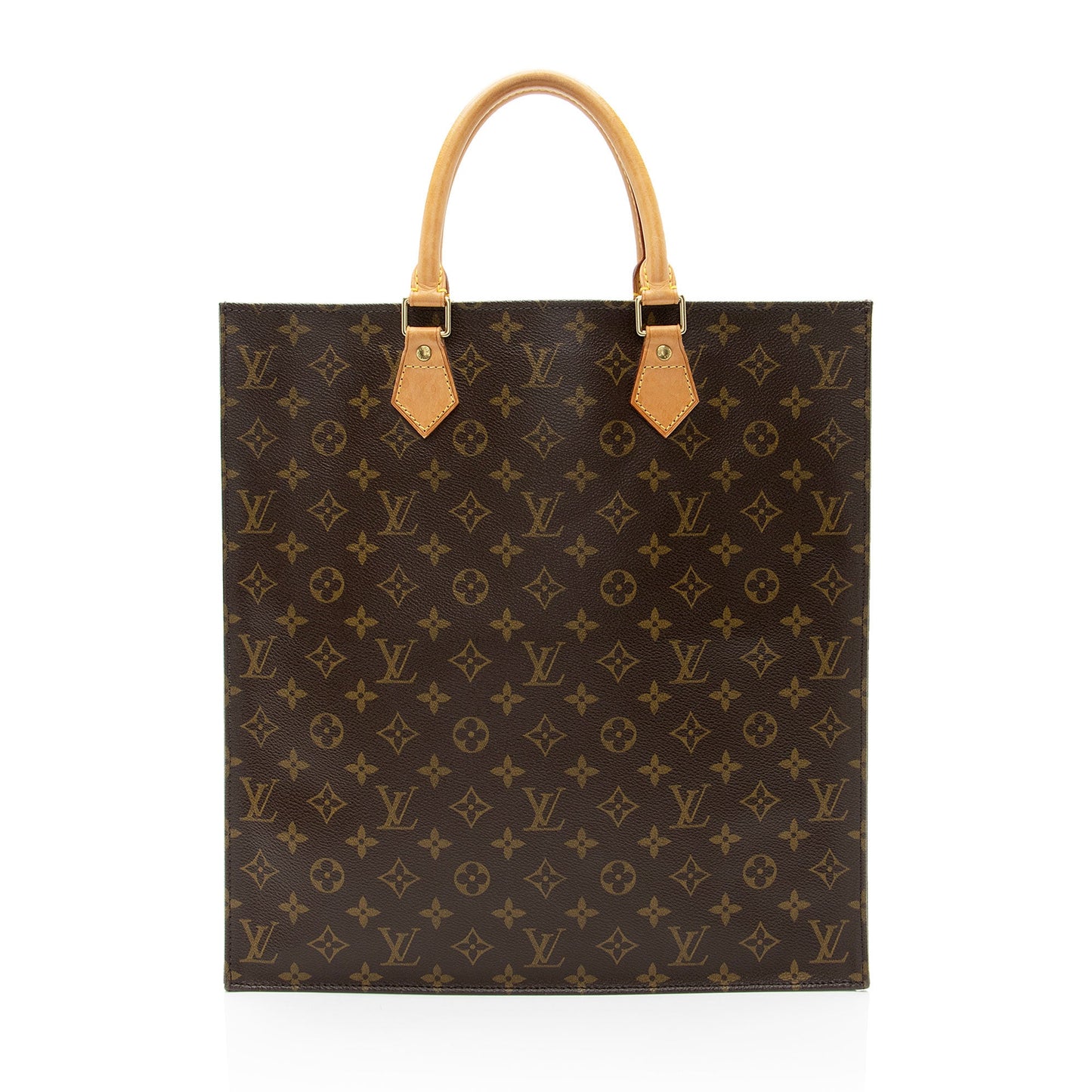 Louis Vuitton Monogram Canvas Sac Plat Tote (SHF-4rkmKw)