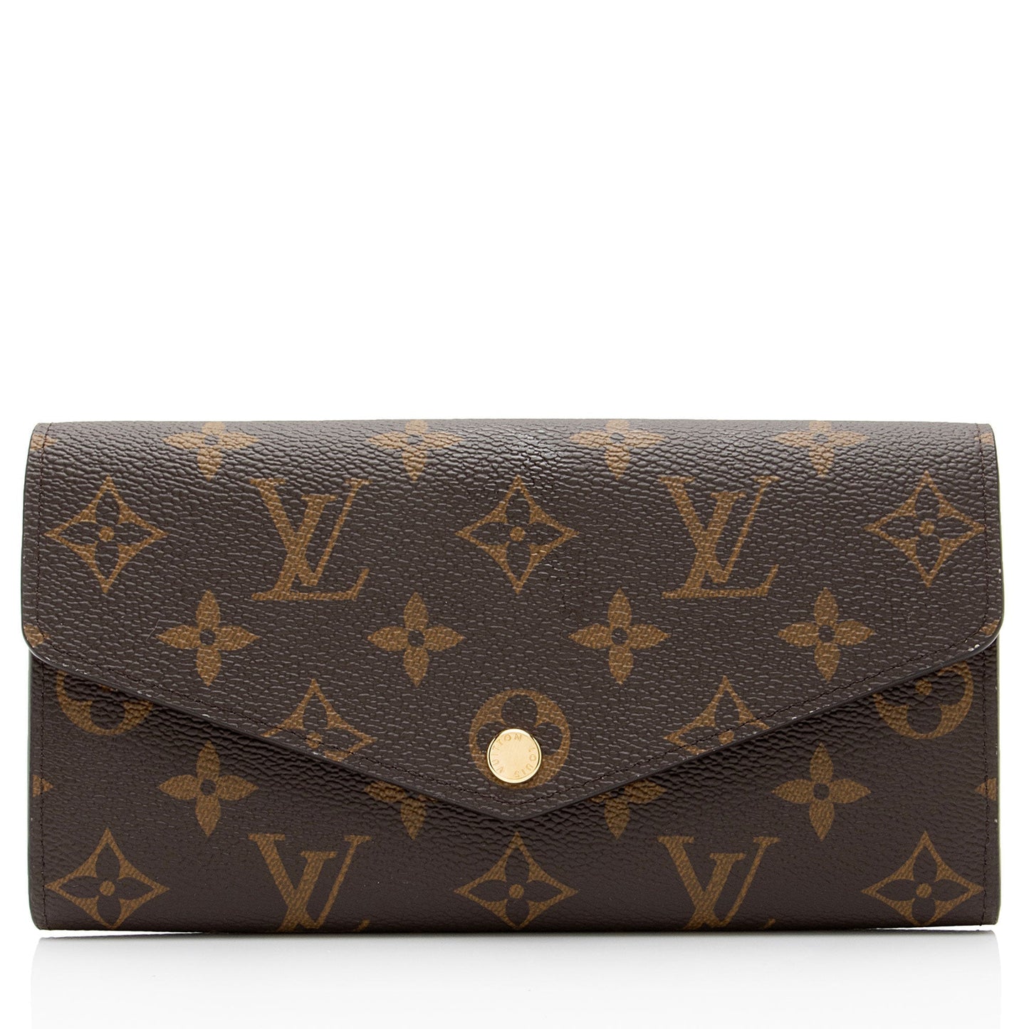 Louis Vuitton Monogram Canvas Sarah Wallet (SHF-6H5ZIo)