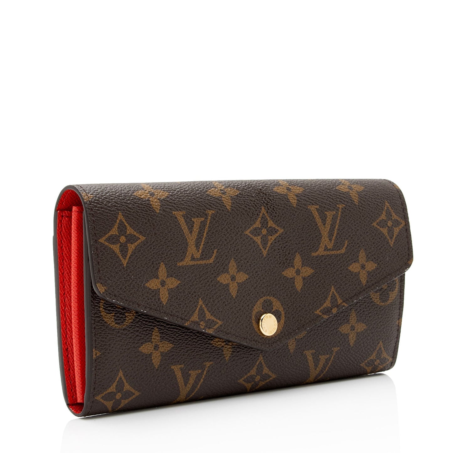 Louis Vuitton Monogram Canvas Sarah Wallet (SHF-6H5ZIo)