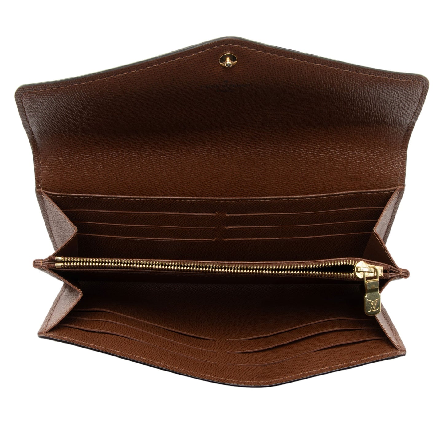 Louis Vuitton Monogram Canvas Sarah Wallet (SHF-qHxXYu)