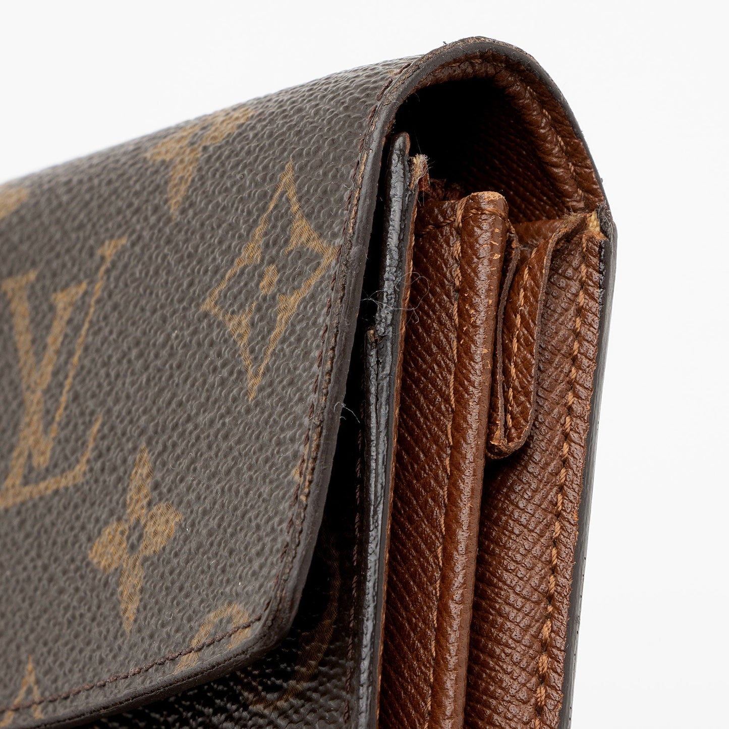 Louis Vuitton Monogram Canvas Sarah Wallet (SHF-x2o1sn)