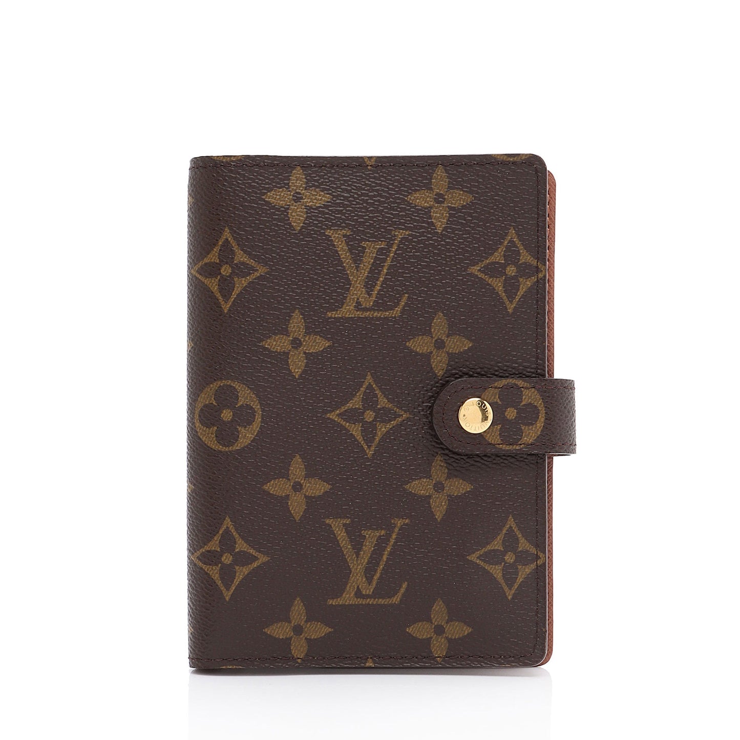 Louis Vuitton Monogram Canvas Small Ring Agenda Cover (SHF-XRqZoM)