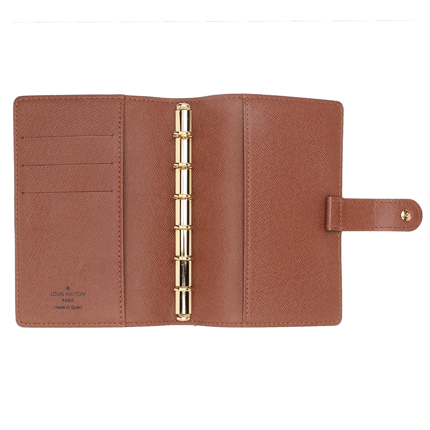 Louis Vuitton Monogram Canvas Small Ring Agenda Cover (SHF-XRqZoM)