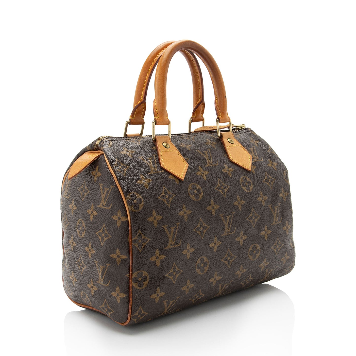 Louis Vuitton Monogram Canvas Speedy 25 Satchel (SHF-1NUxF3)