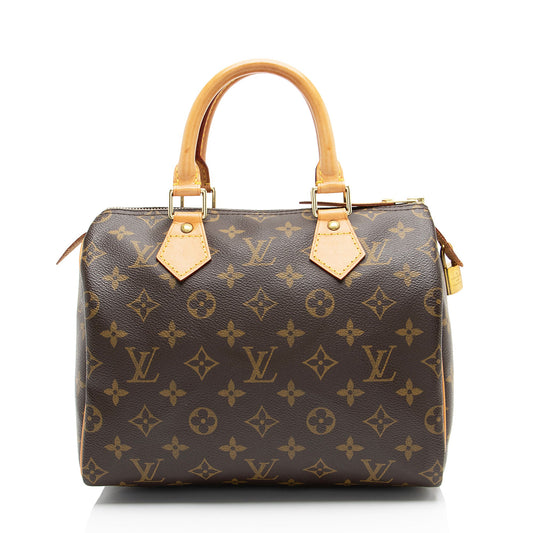 Louis Vuitton Monogram Canvas Speedy 25 Satchel