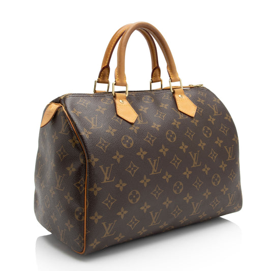 Louis Vuitton Monogram Canvas Speedy 30 Satchel (SHF-6mI3UA)