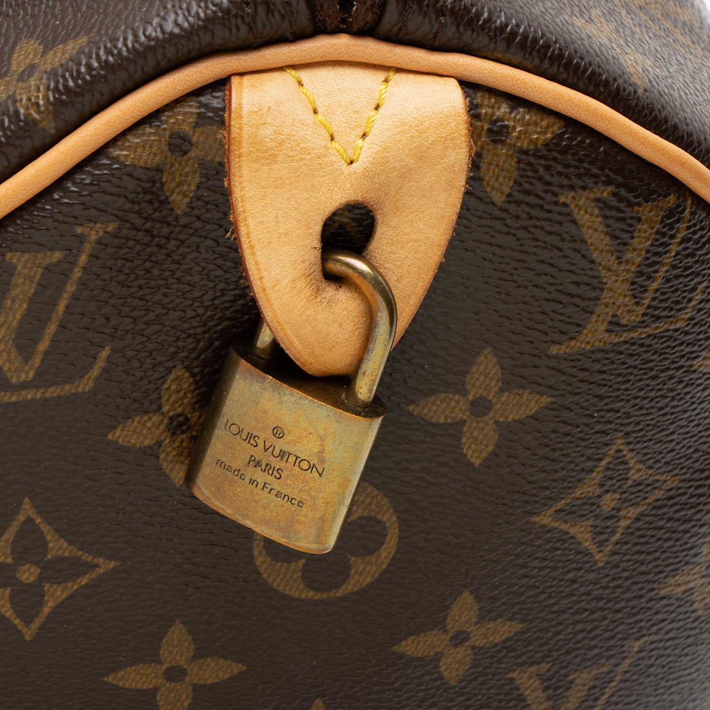 Louis Vuitton Monogram Canvas Speedy 30 Satchel
