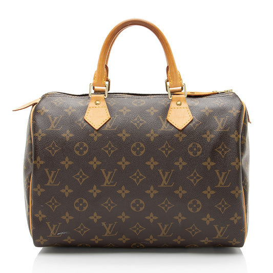 Louis Vuitton Monogram Canvas Speedy 30 Satchel