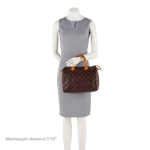 Louis Vuitton Vintage Monogram Canvas Speedy 30 Satchel (SHF-17823)