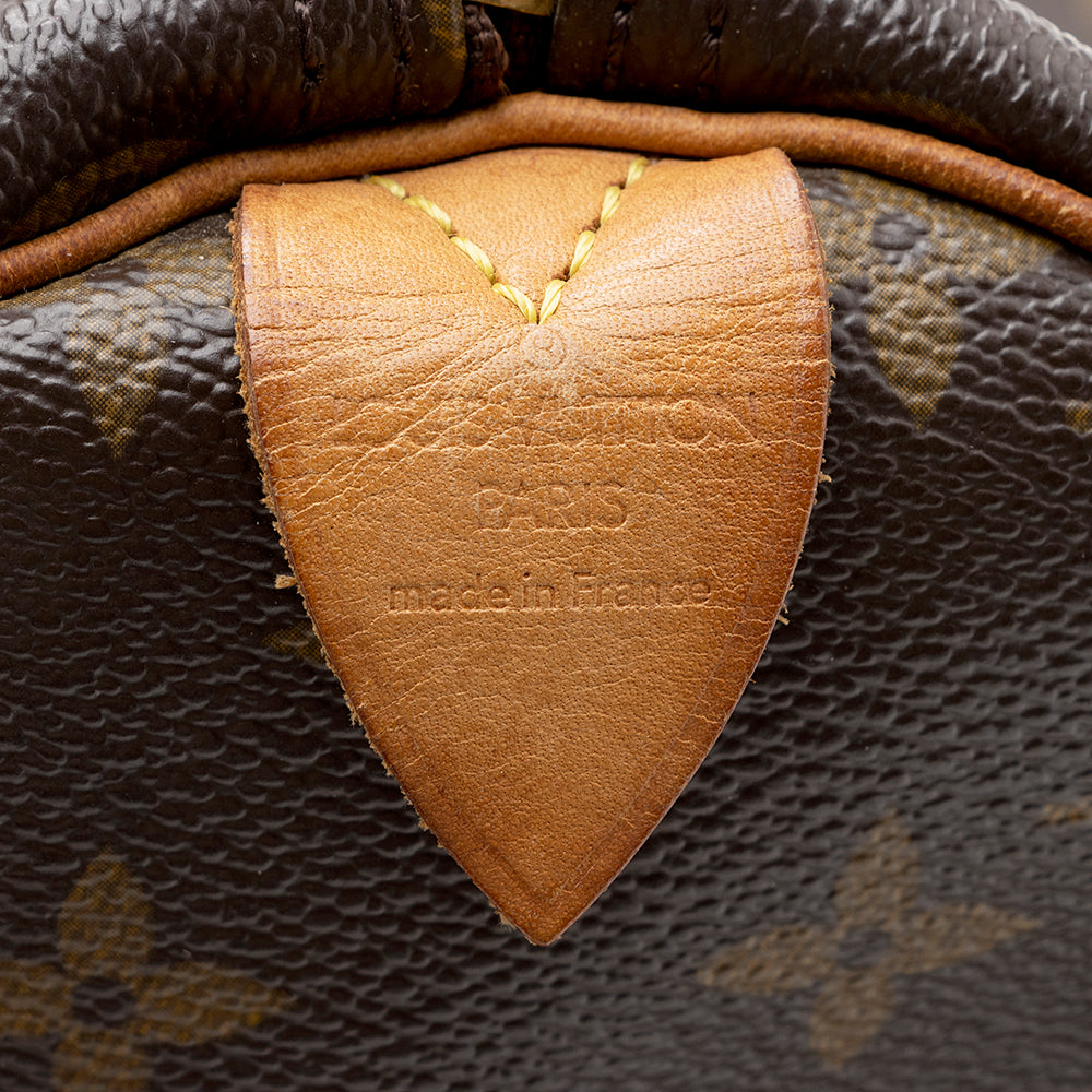 Louis Vuitton Monogram Canvas Speedy 30 Satchel -  (SHF-17824)
